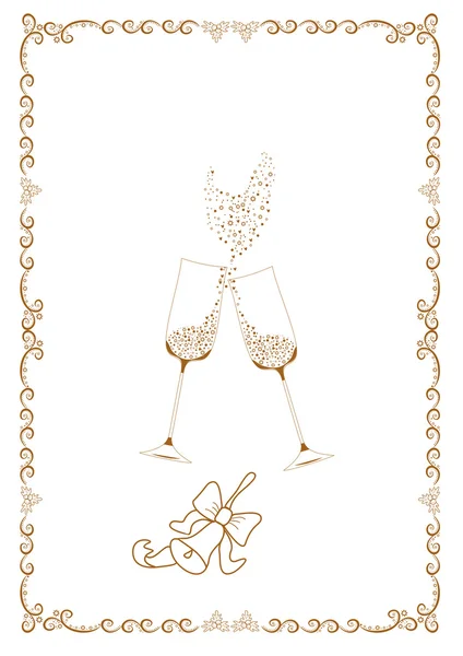 Orijinal Noel çerçeve için yazdırma A4 tebrik