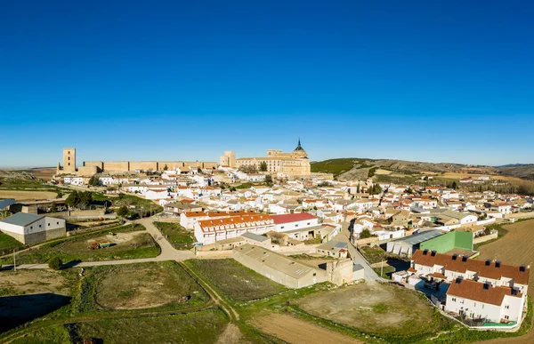 Vista Panorámica Del Castillo Monasterio Ucles Provincia Cuenca — Foto de Stock