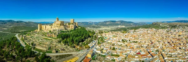 Vista Aérea Del Castillo Alcal Real Castillo Alcalá Real Provincia —  Fotos de Stock