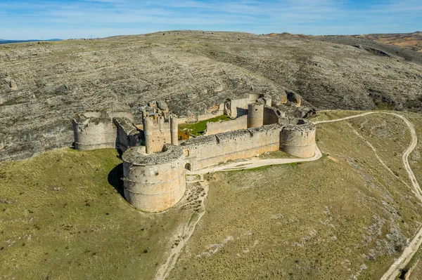 Berlanga Duero Středověká Zřícenina Hradu Poblíž Soria Oblasti Kastilie Leon — Stock fotografie