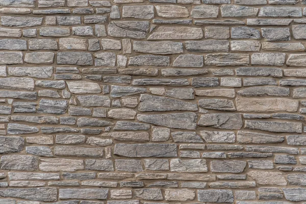 Flat Stone Veneer Pattern Wall — Stock Photo, Image