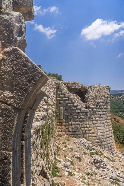 Fortaleza Islã Nimrod Século Xiii Construída Contra Cruzados Nas Alturas — Fotografia de Stock