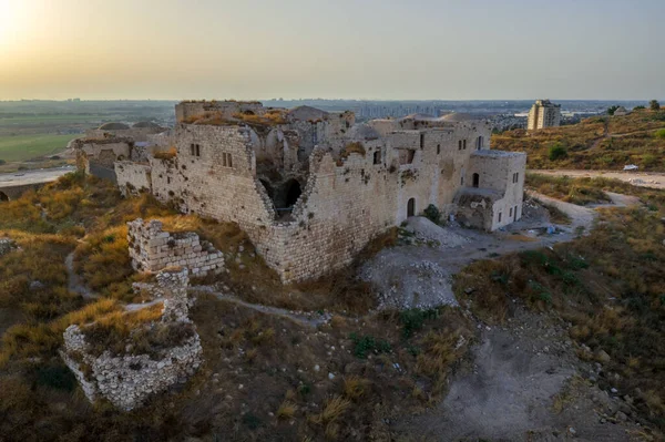 Migdal Tzedek Migdal Afek Medieval Fortification Castle Complex Rosh Haayin — Stock Photo, Image