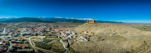 Calahorra Κάστρο Αναγεννησιακή Αυλή Εναέρια Πανοραμική Θέα Κοντά Στην Αλμερία — Φωτογραφία Αρχείου