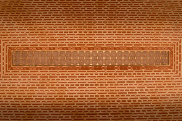 Orange Brick Pattern Ceiling Spain — Stock Photo, Image