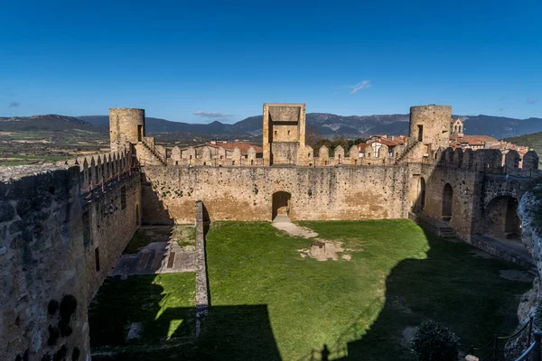 Frias Medieval Village Fortified Bridge Castle Burgos Castile Leon Spain — Stock Photo, Image