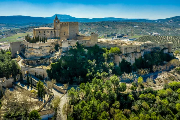Granada Yakınlarındaki Endülüs Spanya Arap Zamanlarından Kalma Ortaçağ Yıkık Tepe — Stok fotoğraf