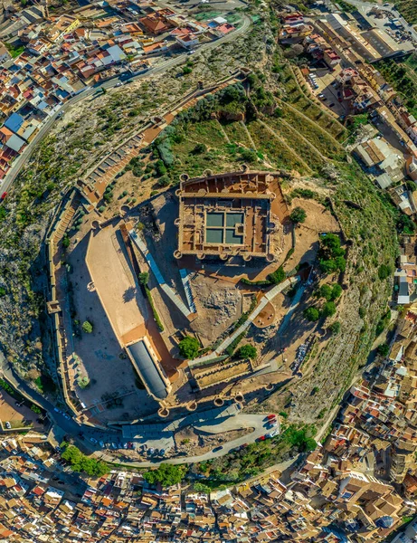 Luftaufnahme Der Mittelalterlichen Burg Onda Der Nähe Der Hauptstadt Der — Stockfoto