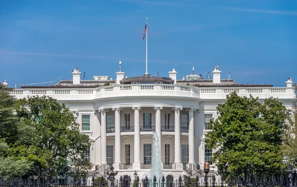 Casa Blanca Con Cielo Azul Washington — Foto de Stock