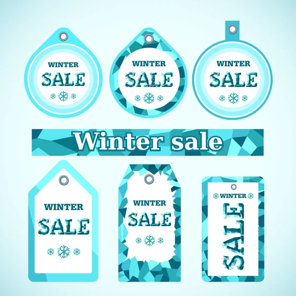 Vector. Winter sale. — Stock Vector