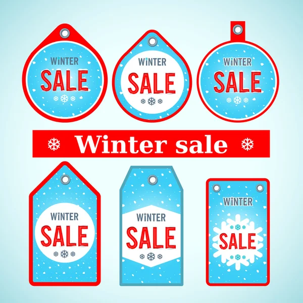 Vector. Winter sale. — Stock Vector