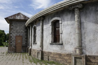 Film seti, film setinde sahne, Rusya.