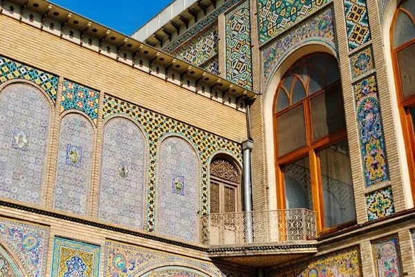 Golestan Palota, eredetileg a 16. században épült. UNESCO világörökségi helyszín. Teherán Irán — Stock Fotó