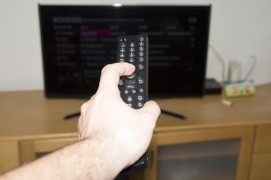 TV ve uzaktan kumandası