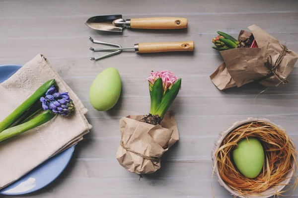 Easter and spring preparations. — Stock Photo, Image