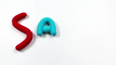 Plasticine stop motion animasyonu Satış sözcüğünü yaratıyor