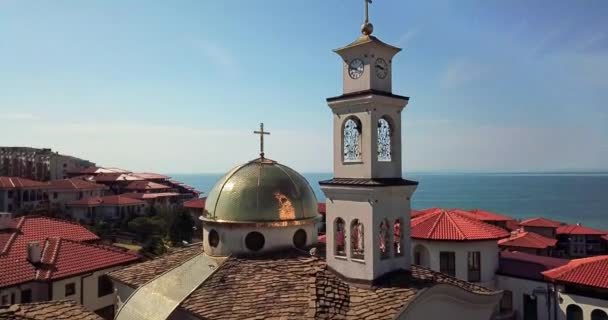 Ortodokse kirke Saint Vlasiy i Sveti Vlas, Bulgarien – Stock-video