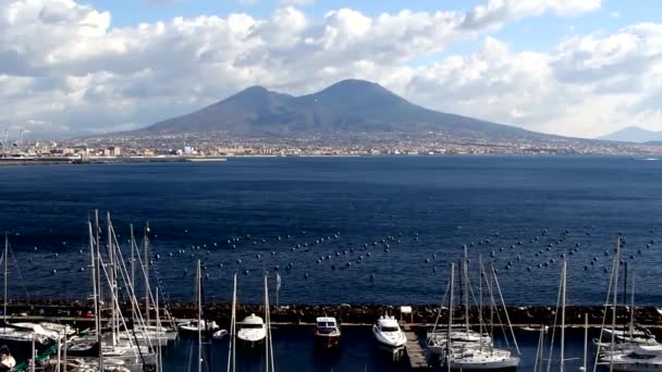 Itália, Nápoles vulcano Vesuvio — Vídeo de Stock