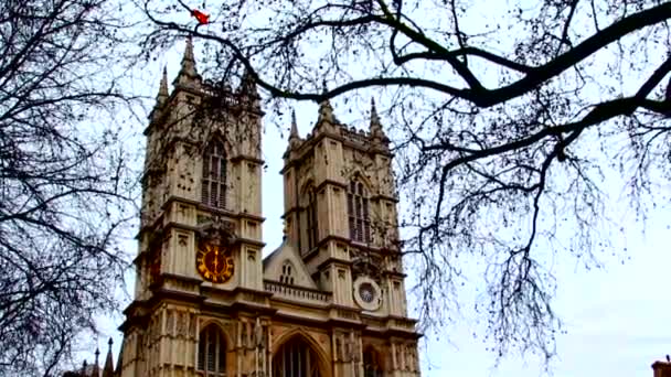 Westminster Abbey, London — Stok video