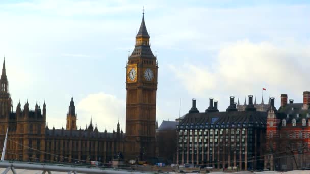 Londen, de big ben — Stockvideo