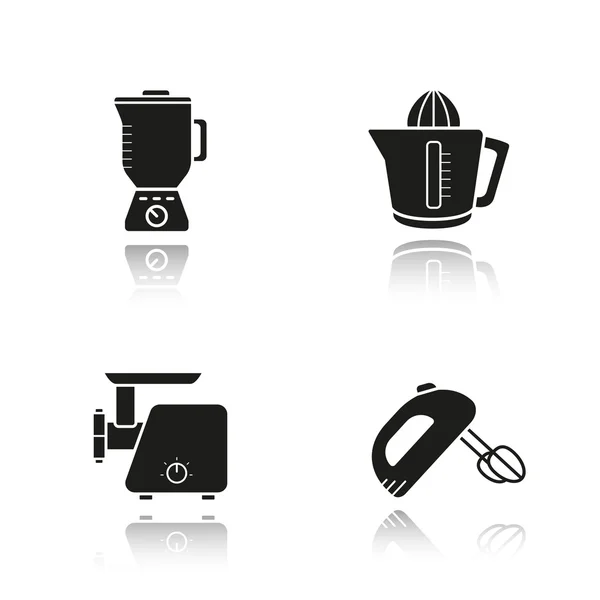 Mutfak araçları Icons set. — Stok Vektör
