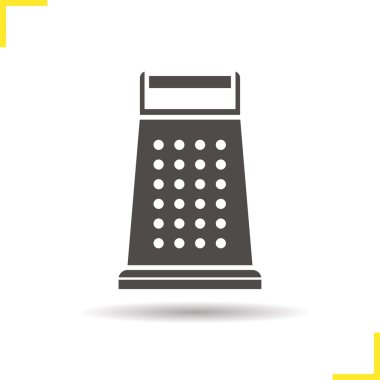 İzole paslanmaz rende illüstrasyon