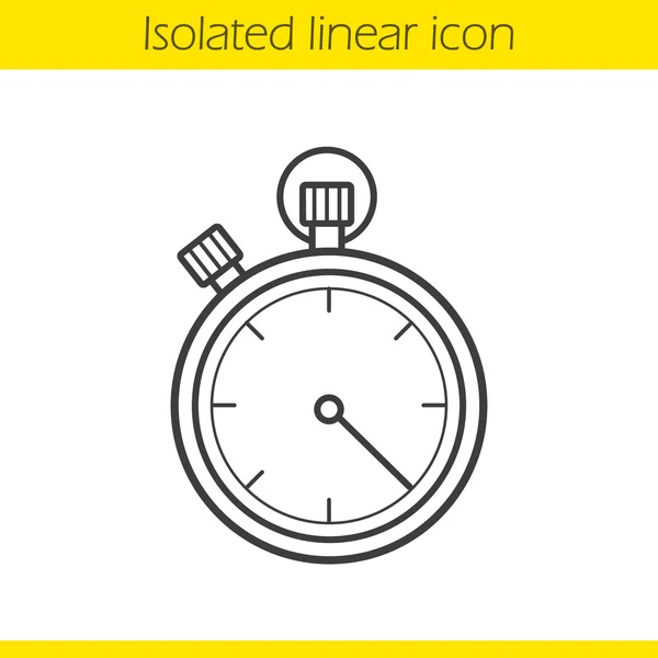 Cronómetro icono lineal — Archivo Imágenes Vectoriales