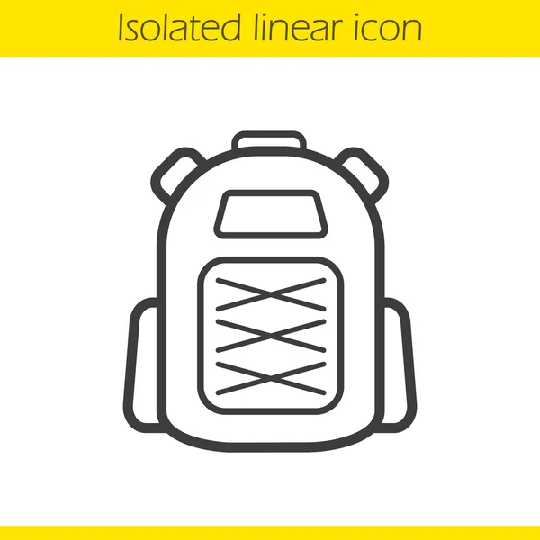 Lineares Symbol für Rucksack — Stockvektor