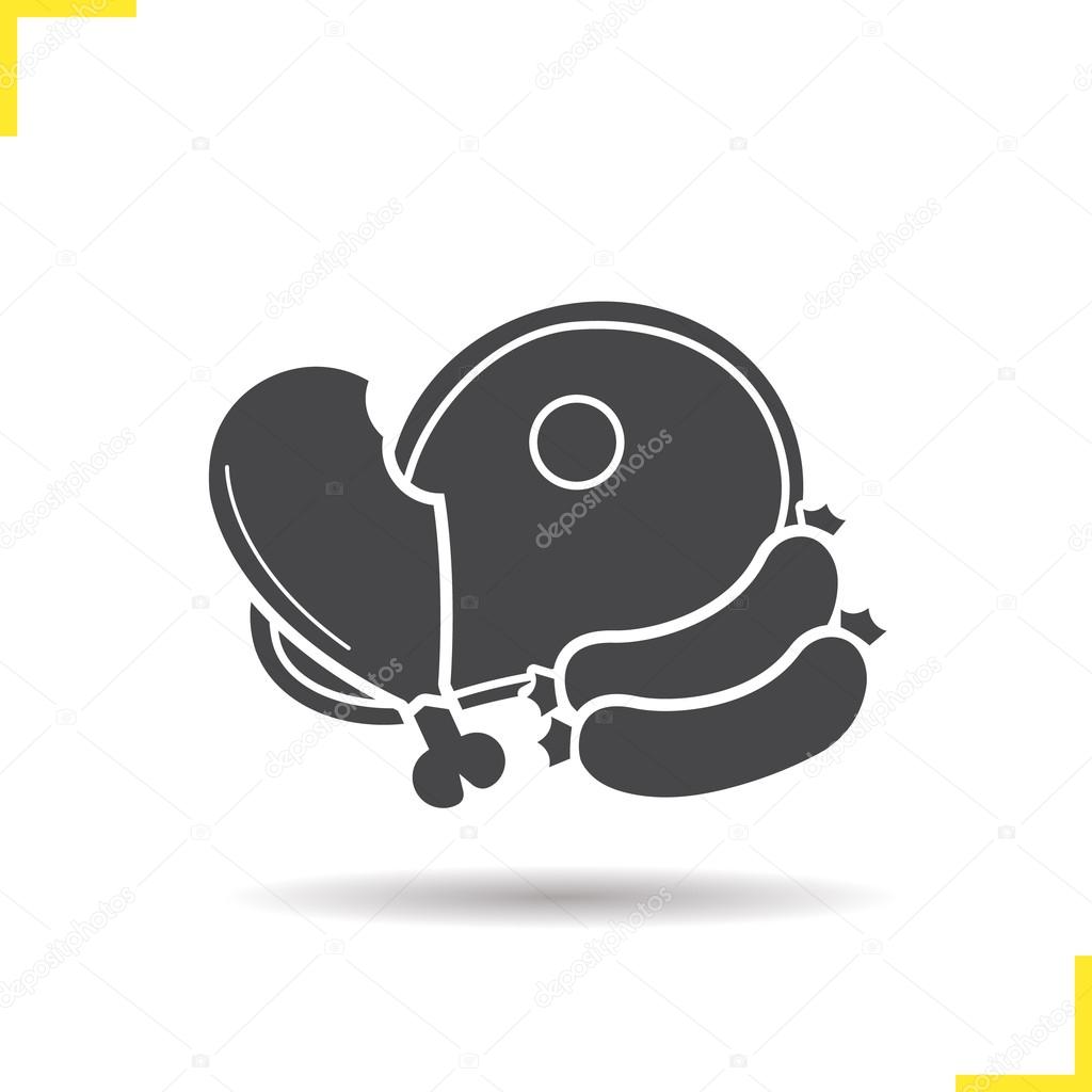 Meat products icon — Stock Vector © bsd #114087322