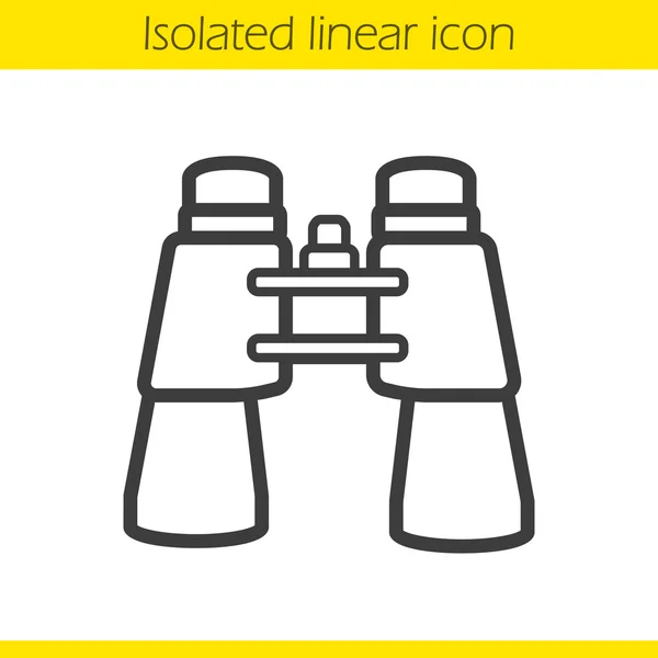 Kikare linjär ikonen — Stock vektor