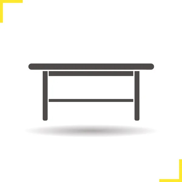 Ikon tabel kayu - Stok Vektor