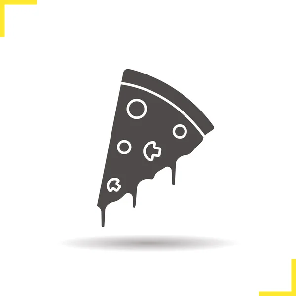 Pizzabit ikon — Stock vektor