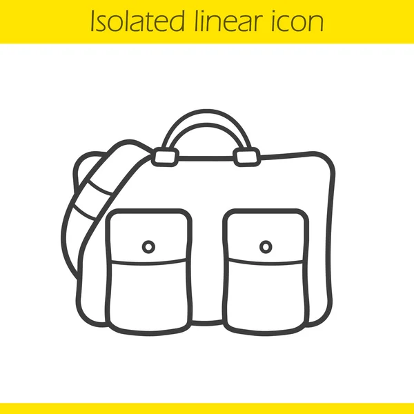 Handbag linear icon — Stock Vector