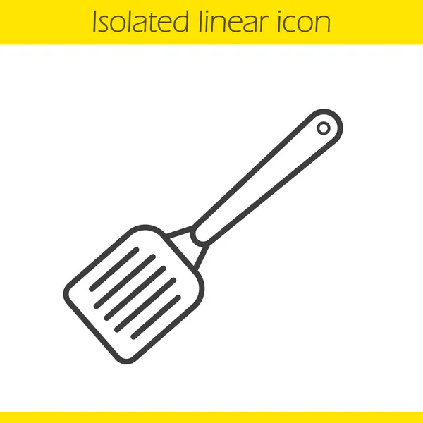 Spatel lineaire pictogram — Stockvector