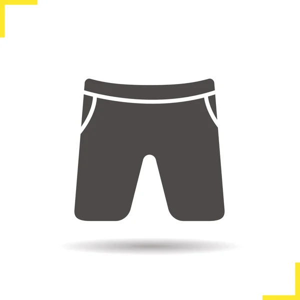 Sport shorts ikonen — Stock vektor