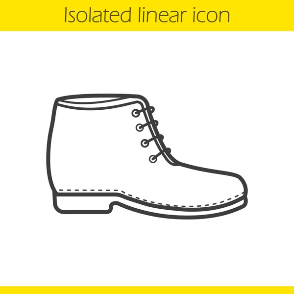 Lineares Bootsymbol — Stockvektor