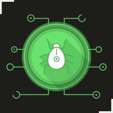 bilgisayar virüsü simgesi