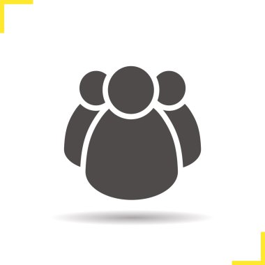 İnsanlar doğrusal simgesi