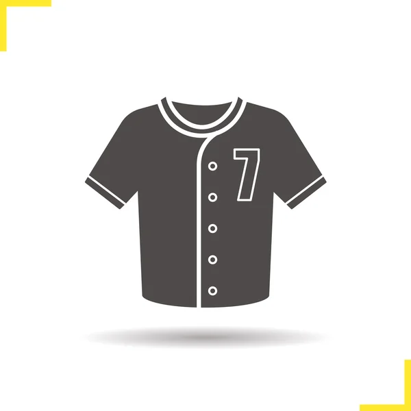 Camiseta de béisbol icono — Archivo Imágenes Vectoriales