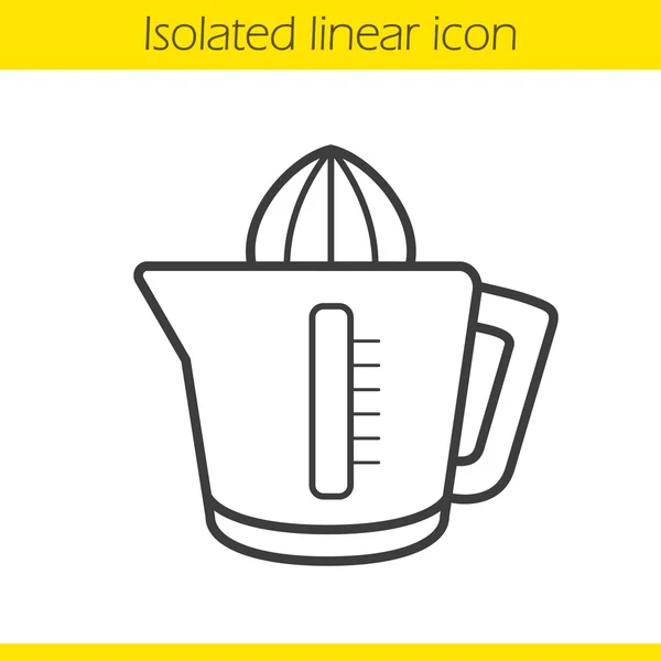 Juicepress linjär ikon — Stock vektor