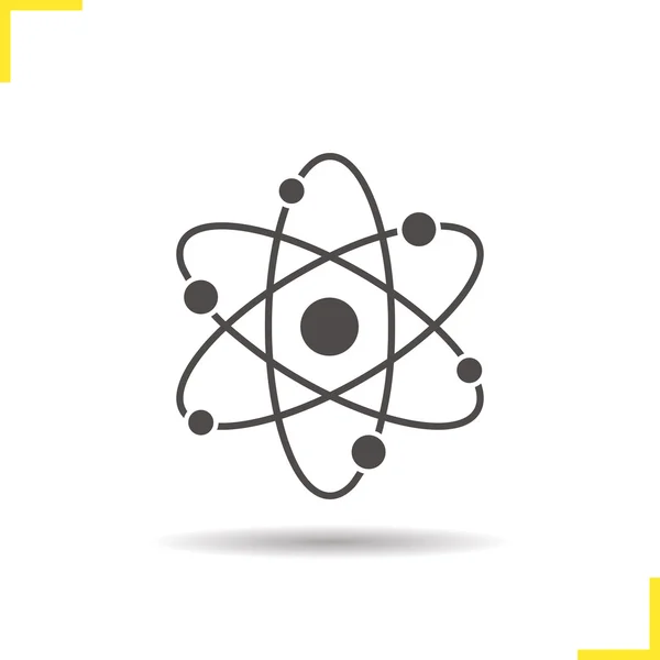 Иконка структуры атома — стоковый вектор