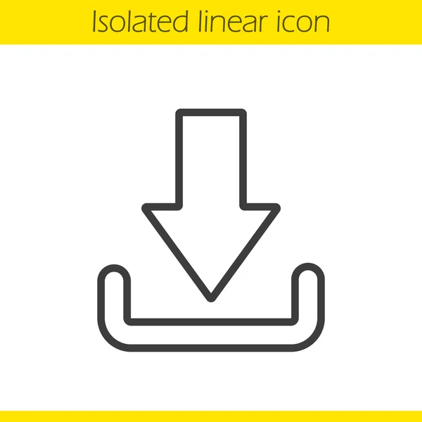 Pictogram pijl lineair downloaden — Stockvector