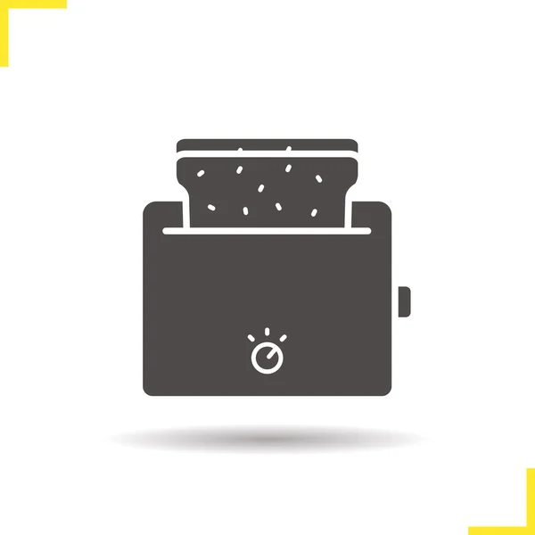 Toaster simple icon — Stock Vector