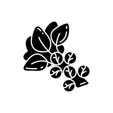 Brüksel lahanası siyah kabartma ikonudur. Sağlıklı Cabbege tipleri. Çevre yiyecekleri çeşitliliği. Doğal yemek seçenekleri. Vitamin dolu sebzeler. Beyaz uzayda siluet sembolü. Vektör izole illüstrasyonu