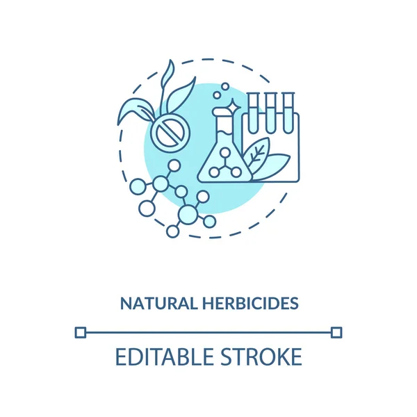 Icono Del Concepto Herbicidas Naturales Principios Agricultura Ecológica Creación Spray — Archivo Imágenes Vectoriales