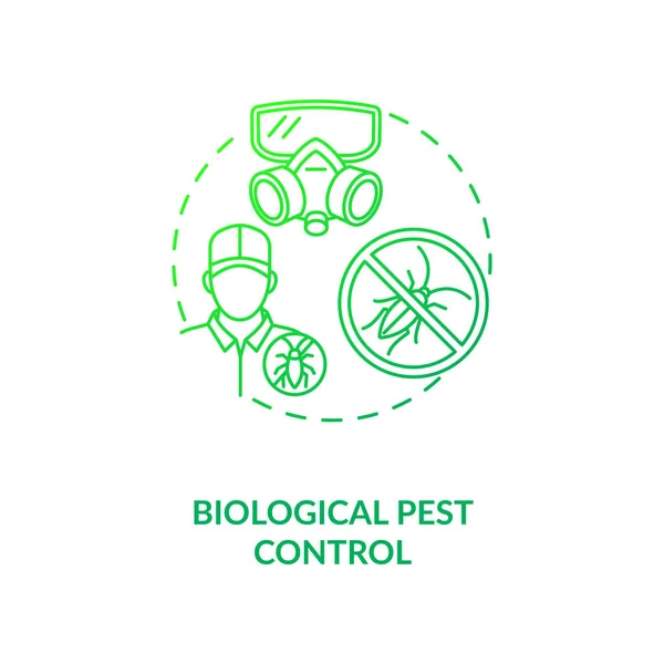 Icoon Van Het Concept Biologische Ongediertebestrijding Principes Van Biologische Landbouw — Stockvector