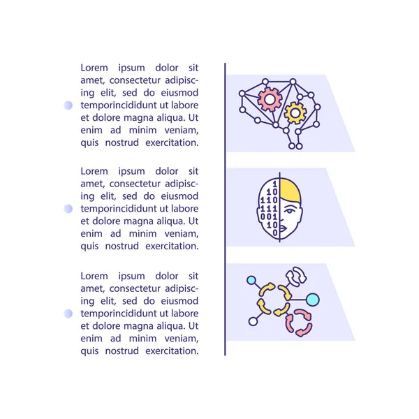 Human Intelligence Simulation Concept Icon Text Innovative Technology Machine Learning Stock Illustration