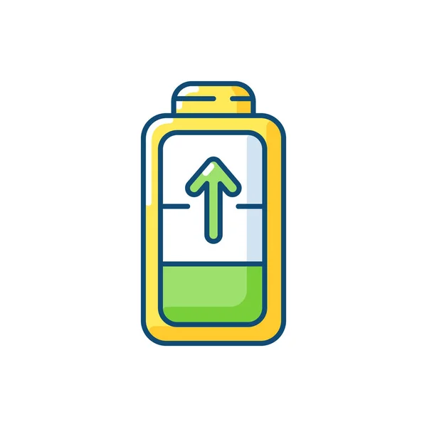 Processo Carregamento Bateria Ícone Cor Rgb Diferentes Dispositivos Tempo Trabalho —  Vetores de Stock