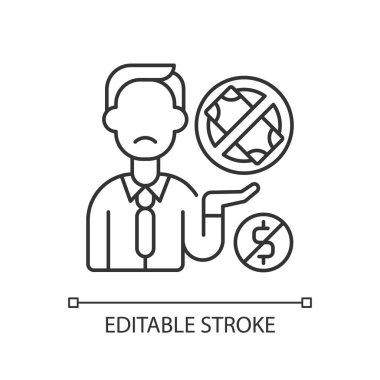 Sosyal girişimcilik doğrusal simgesi. Çözümleri geliştiren ve uygulayan şirketlerin yaklaşımı. İnce çizgi özelleştirilebilir illüstrasyon. Contour sembolü. Vektör izole çizim. Düzenlenebilir vuruş