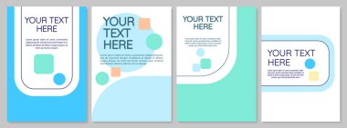 Yaratıcı broşür kapağı şablonu. İş sunumu slaytları. Broşür, broşür, broşür baskısı, metin alanlı kapak tasarımı. Dergiler için vektör planları, yıllık raporlar, reklam posterleri